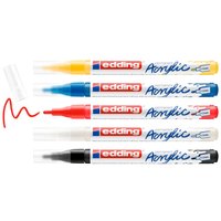 edding 5300 Acrylic "Acrylmarker - Basic", 5er-Set von Edding