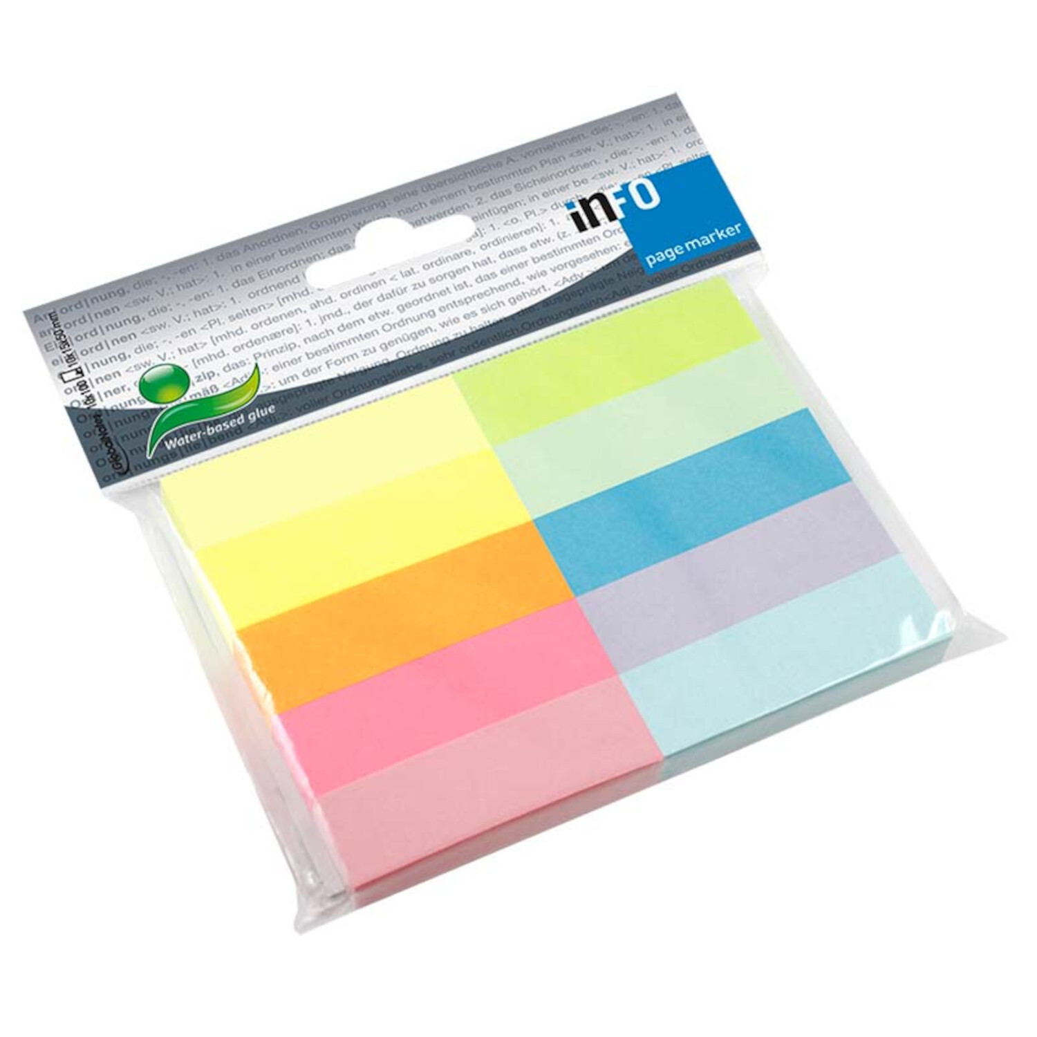 inFO Haftnotiz 10 Farben 10x100 Blatt inFO Haftnotiz 10 Farben 10x100 Blatt