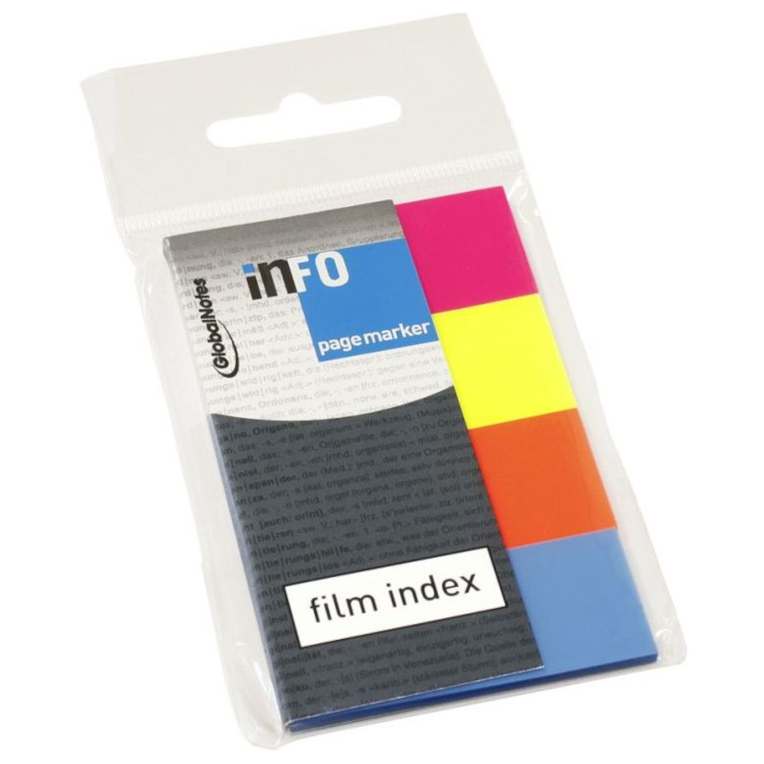 inFO Haftnotiz Film Index 4 Farben 160 Blatt inFO Haftnotiz Film Index 4 Farben 160 Blatt