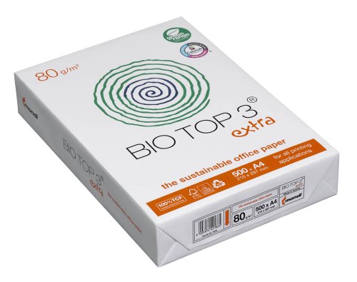 mondi Kopierpapier Bio Top 3 A4 80 g/qm 500 Blatt mondi Kopierpapier Bio Top 3 A4 80 g/qm 500 Blatt