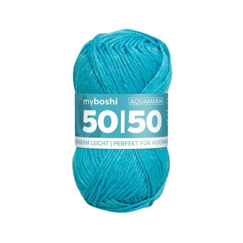 myboshi 5050 Merino-Mix exklusiv - Auslauffarbe Aquamarin myboshi 5050 Merino-Mix exklusiv - Auslauffarbe Aquamarin