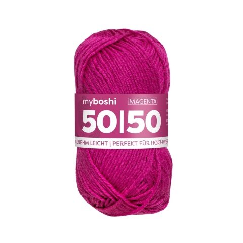 myboshi 5050 Merino-Mix exklusiv - Auslauffarbe Magenta myboshi 5050 Merino-Mix exklusiv - Auslauffarbe Magenta