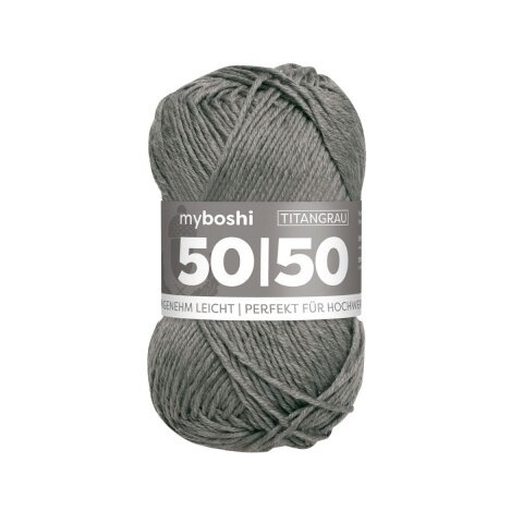 myboshi 5050 Merino-Mix exklusiv Titangrau myboshi 5050 Merino-Mix exklusiv Titangrau