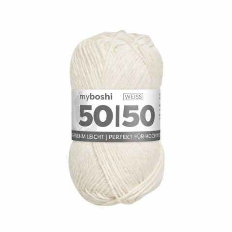 myboshi 5050 Merino-Mix exklusiv Weiß