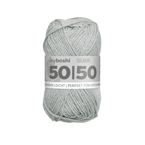 myboshi 5050 Merino-Mix exklusiv Silber myboshi 5050 Merino-Mix exklusiv Silber