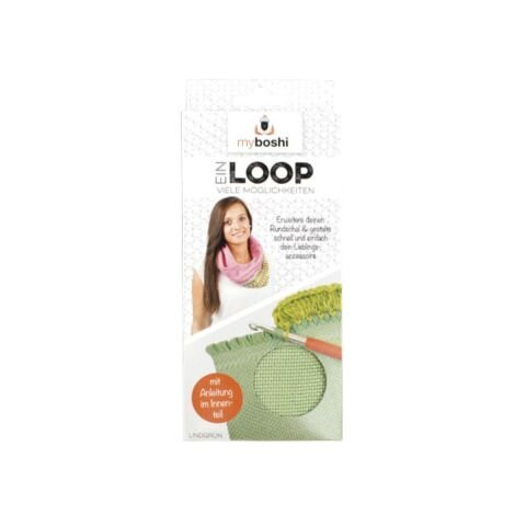 myboshi Loop in 4 Farben- ohne Wolle & Zubehör Lindgrün