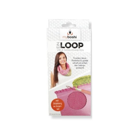 myboshi Loop in 4 Farben- ohne Wolle & Zubehör Pfingstrose myboshi Loop in 4 Farben- ohne Wolle & Zubehör Pfingstrose