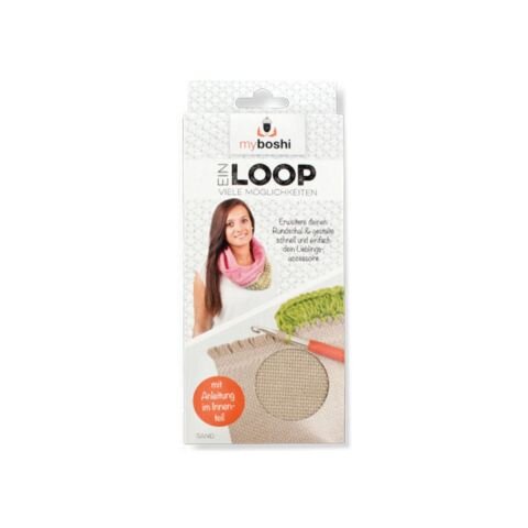myboshi Loop in 4 Farben- ohne Wolle & Zubehör Sand