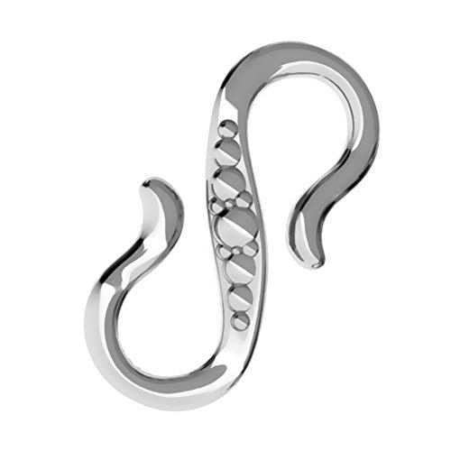 My-Bead S-Haken Schmuckverbinder 15.6mm für Armbänder und Halsketten 925 Sterling Silber Verbinder in Juweliers- Qualität My-Bead S-Haken Schmuckverbinder 15.6mm für Armbänder und Halsketten 925 Sterling Silber Verbinder in Juweliers- Qualität von DIY925