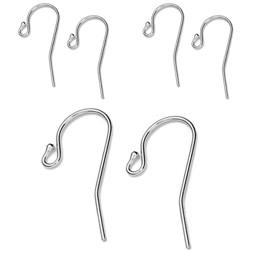 DIY925 3 Paar Damen Ohrhänger Hooks 26mm 925 Sterling Silber nickelfrei für die Schmuckherstellung DIY von DIY925