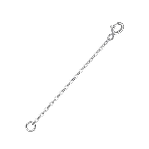 DIY925 3 Stück Verlängerungsketten 10cm 925 Sterling Silber Verlängerungen Extender Chains für Halsketten in Juweliers- Qualität von DIY925