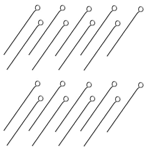 DIY925 30 Stück Kettelstifte 925 Sterling Silber mit Öse 70mm x 0.6mm Nietstifte zum basteln Juweliers- Qualität DIY925 30 Stück Kettelstifte 925 Sterling Silber mit Öse 70mm x 0.6mm Nietstifte zum basteln Juweliers- Qualität von DIY925