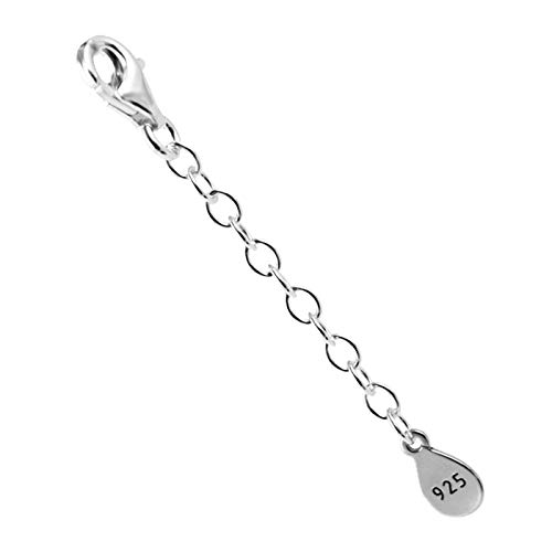 DIY925 My-Bead Verlängerungskette Silber 925 Sterlingsilber nickelfrei Kettenverlängerung 5cm für Armbänder Halsketten Colliers Fußkettchen Juweliers- Qualität von DIY925