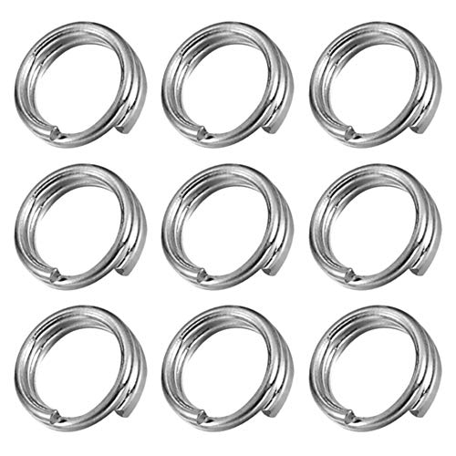 My-Bead 10 Stück Spaltringe Biegeringe doppelt Ø 2mm 925 Sterling Silber nickelfrei hypoallergen DIY von DIY925