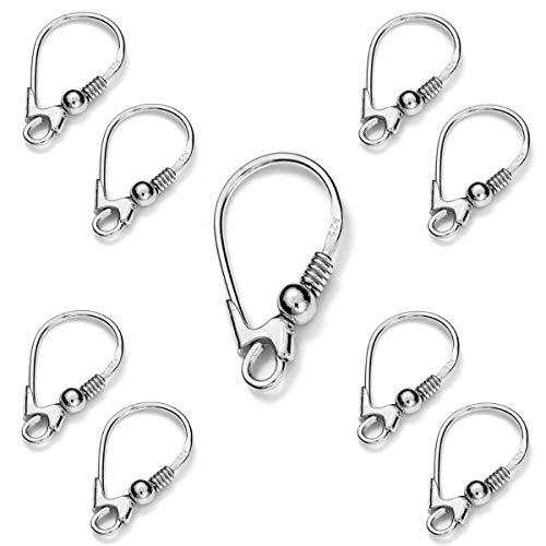 My-Bead 5 Paar Damen Brisuren Ohrhänger 18mm 925 Sterling Silber gestempelt nickelfrei in Juweliers- Qualität von DIY925