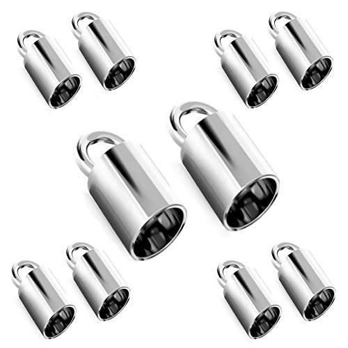 My-Bead 5 Paar Endteile Ø 3.5mm 925 Sterling Silber nickelfrei Endkappen nahtlos perfekt für 3mm Lederband Textilband DIY My-Bead 5 Paar Endteile Ø 3.5mm 925 Sterling Silber nickelfrei Endkappen nahtlos perfekt für 3mm Lederband Textilband DIY von My-Bead