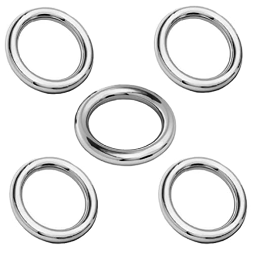 My-Bead 5 Stück Binderinge geschlossen Ø 8mm 925 Sterling Silber Schmuckringe gelötet basteln DIY My-Bead 5 Stück Binderinge geschlossen Ø 8mm 925 Sterling Silber Schmuckringe gelötet basteln DIY von My-Bead