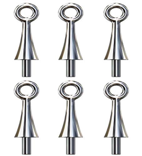 My-Bead 6 Stück Anhängerschlaufen 12mm Stift Ø 1mm 925 Sterling Silber Collierschlaufen für Armbänder und Ketten DIY My-Bead 6 Stück Anhängerschlaufen 12mm Stift Ø 1mm 925 Sterling Silber Collierschlaufen für Armbänder und Ketten DIY von My-Bead
