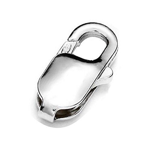 My-Bead Karabinerverschluss 10.5mm 925 Sterling Silber Schmuckverschluss Armbänder Halsketten Juweliers- Qualität DIY (1 Stück) von My-Bead