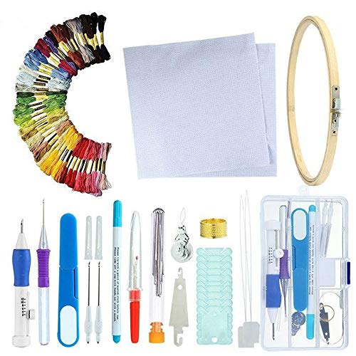 DIYARTS Stickerei Set Stickpackung Professionelle Kreuzstichpackung mit 50 Farben DIY Nähpackungen Handgestricktes Starter Set Kreuzstich Werkzeug Kit für Anfänger DIYARTS Stickerei Set Stickpackung Professionelle Kreuzstichpackung mit 50 Farben DIY Nähpackungen Handgestricktes Starter Set Kreuzstich Werkzeug Kit für Anfänger von DIYARTS