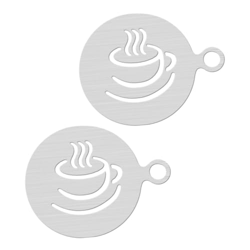 1 Satz Latte Art Schablonen Kreative Kaffeeverzierung Für Cappuccino Und Heiße Diy Accessoires Für Zuhause 2 Stück 1 Satz Latte Art Schablonen Kreative Kaffeeverzierung Für Cappuccino Und Heiße Diy Accessoires Für Zuhause 2 Stück von DIYEAH