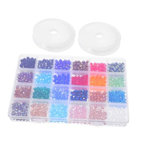 1 Schachtel Glasperlen Halskettenhalterperlen Lose Perlen Spacer Perlen Armbandperlen aus Glas Perlen für Armbänder dekorative Perlen Schmuckperlen Perlen für Schmuckhersteller 1 Schachtel Glasperlen Halskettenhalterperlen Lose Perlen Spacer Perlen Armbandperlen aus Glas Perlen für Armbänder dekorative Perlen Schmuckperlen Perlen für Schmuckhersteller von DIYEAH