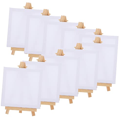 10Sätze Mini Leinwandrahmen Kleine Malrahmen mit Staffeleien für DIY Projekte für Künstler Anfänger Raumdekoration Leicht und Tragbar 10Sätze Mini Leinwandrahmen Kleine Malrahmen mit Staffeleien für DIY Projekte für Künstler Anfänger Raumdekoration Leicht und Tragbar von DIYEAH