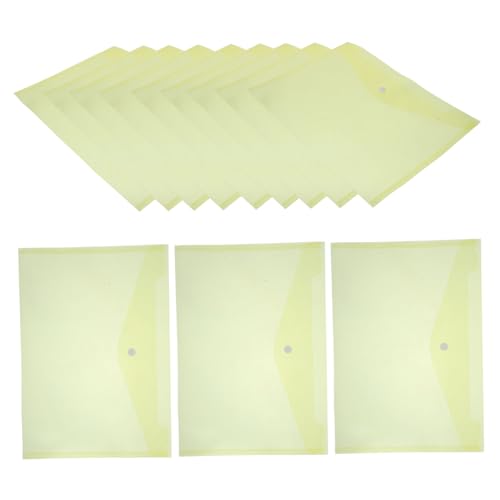 12Stücke Dokumentenmappe Transparent mit Druckknopf und Reißfest für Büro und Schule Ordner zur Sicheren Aufbewahrung von Wichtigen Unterlagen 12Stücke Dokumentenmappe Transparent mit Druckknopf und Reißfest für Büro und Schule Ordner zur Sicheren Aufbewahrung von Wichtigen Unterlagen von DIYEAH