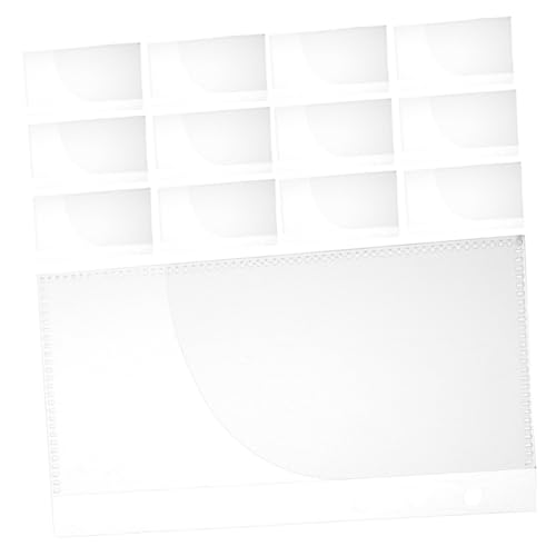 15 Stück A6-ordnertaschen: Klare Beutel Mit 6 Löchern, Seitlich Offen, Bargeld- Und Budgetumschläge, Wasserdichte Dokumententaschen Für Ordnerschutz, Fotos von DIYEAH