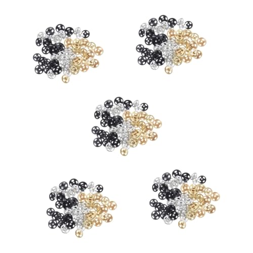 150 Stk Mini-Druckknöpfe Mini Knöpfe Puppenknöpfe Knöpfe für Nähprojekte Puppe näht Knöpfe Schnalle für Puppenkleidung Miniknöpfe für Puppen Runde Knöpfe für Puppenkleidung Metall DIYEAH von DIYEAH