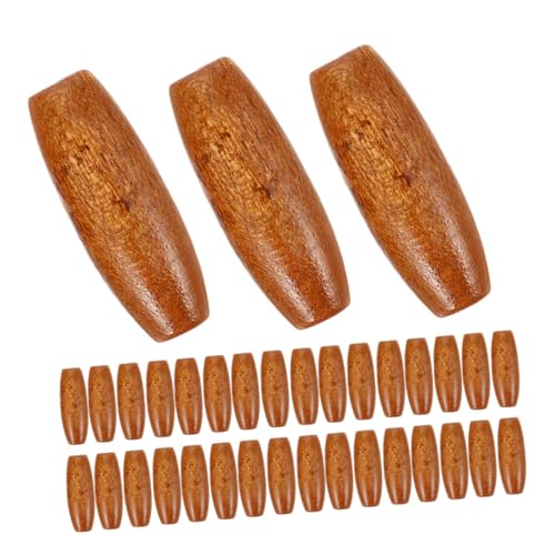 150Stücke Ovale Holzperlen Naturholz für DIY Schmuck Handwerksprojekte und Dekorationen Vielseitige Verwendung für Türvorhänge und Taschen von DIYEAH
