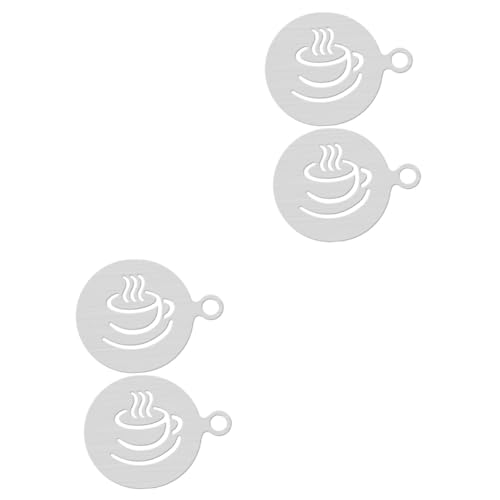 2 Sätze Teiliges Aus Langlebigen Latte Art Schablonen Aus Kreative Kaffeestempel Für Beeindruckende Cappuccino Dekorationen Zuhause 2 Stück * 2 2 Sätze Teiliges Aus Langlebigen Latte Art Schablonen Aus Kreative Kaffeestempel Für Beeindruckende Cappuccino Dekorationen Zuhause 2 Stück * 2 von DIYEAH