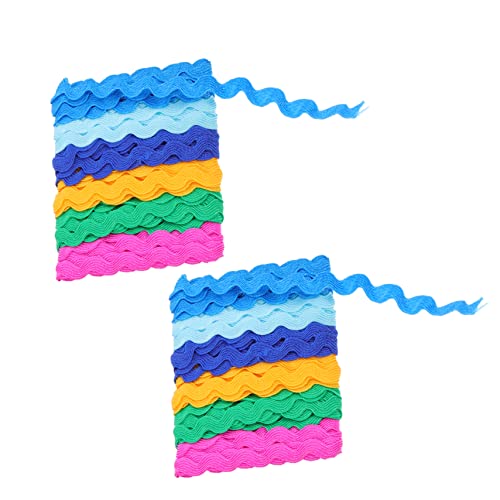 2Stücke Wellenreizband DIY Dekorationsband für Geschenkverpackungen Hochzeiten Bastelarbeiten und Festliche Anlässe Farbige Wellenkante für Elegantes Handwerk 2Stücke Wellenreizband DIY Dekorationsband für Geschenkverpackungen Hochzeiten Bastelarbeiten und Festliche Anlässe Farbige Wellenkante für Elegantes Handwerk von DIYEAH