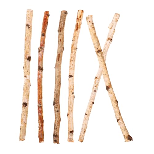 6Stücke Natürliche Holzstäbe Rustikale Dekoration Lange Stäbe für DIY Projekte für Bastelarbeiten und Heimdekoration und Feste 6Stücke Natürliche Holzstäbe Rustikale Dekoration Lange Stäbe für DIY Projekte für Bastelarbeiten und Heimdekoration und Feste von DIYEAH
