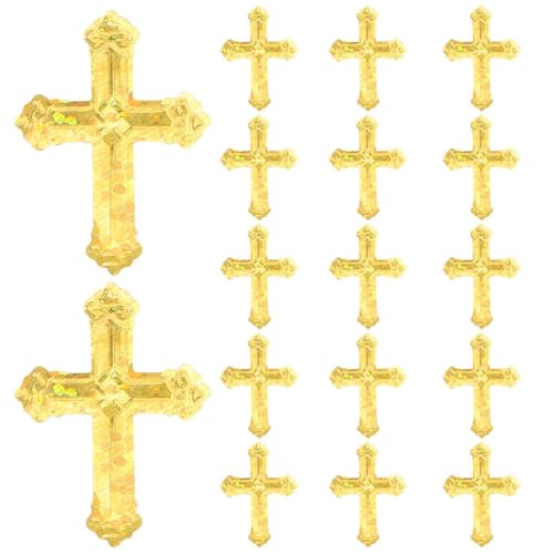 DIYEAH 1 Beutel Konfetti für Brautpartys für Tische: 90 g Glitzer-Kreuz-Konfetti für christliche Veranstaltungen, Babypartys und Geburtstagsfeiern von DIYEAH