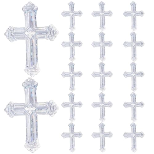 DIYEAH 1 Beutel Konfetti für Brautpartys für Tische: 90 g Glitzer-Kreuz-Konfetti für christliche Veranstaltungen, Babypartys und Geburtstagsfeiern DIYEAH 1 Beutel Konfetti für Brautpartys für Tische: 90 g Glitzer-Kreuz-Konfetti für christliche Veranstaltungen, Babypartys und Geburtstagsfeiern von DIYEAH