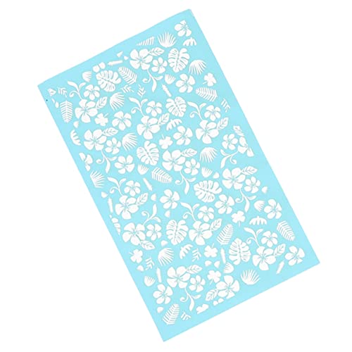 DIYEAH 1 Blatt Polymer Clay Siebdruckschablonen Wiederverwendbare Mesh Templates für Kreative Bastelarbeiten Geeignet für Schmuckherstellung und Diy Projekte Hochwertigem Gefertigt von DIYEAH