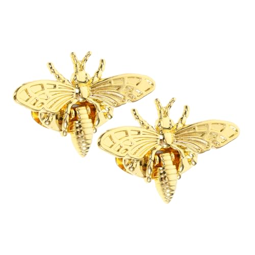 DIYEAH 1 Paar Steckverschluss in Bienenform Für Handtaschen, Metallverschlüsse, Geldbörsenbeschläge, Taschenherstellungs-anhänger, Modischer Geldbörsenverschluss, Ideal Für Verschiedene DIYEAH 1 Paar Steckverschluss in Bienenform Für Handtaschen, Metallverschlüsse, Geldbörsenbeschläge, Taschenherstellungs-anhänger, Modischer Geldbörsenverschluss, Ideal Für Verschiedene von DIYEAH