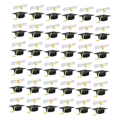 DIYEAH 1 Packung Abschlusskonfetti Doktorhut Papierschnipsel für Abschlussfeiern Vielseitige Deko für Partys und Klassenzimmer Einzigartige Gestaltung für Unvergessliche Feiern von DIYEAH