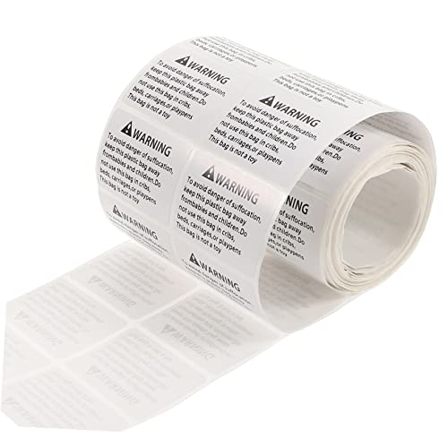 DIYEAH 1 Rolle Anti-Erstickungs-Aufkleber Name transparent Etiketten für mit klein protect schutzzelt versand Warnschild für Packbeutel Warnaufkleber für Packtaschen Papier Weiß DIYEAH 1 Rolle Anti-Erstickungs-Aufkleber Name transparent Etiketten für mit klein protect schutzzelt versand Warnschild für Packbeutel Warnaufkleber für Packtaschen Papier Weiß von DIYEAH