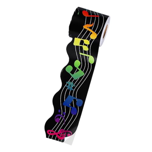 DIYEAH 1 Rolle Aufkleber Mit Musikrand Deko Aquarell-pinnwand Mit Geradem Rand Pinnwand-aufkleber Randleisten Für Tafeln Bulletinboarder Musik-pinnwandpapier Kupferplattenaufkleber DIYEAH 1 Rolle Aufkleber Mit Musikrand Deko Aquarell-pinnwand Mit Geradem Rand Pinnwand-aufkleber Randleisten Für Tafeln Bulletinboarder Musik-pinnwandpapier Kupferplattenaufkleber von DIYEAH