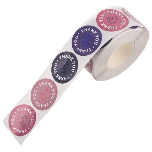 DIYEAH 1 Rolle Blume Selbstklebende Aufkleber Dankeschön Etiketten für Verpackungen und Verschiedene Anlässe mit Attraktivem Design Rückstände DIYEAH 1 Rolle Blume Selbstklebende Aufkleber Dankeschön Etiketten für Verpackungen und Verschiedene Anlässe mit Attraktivem Design Rückstände von DIYEAH