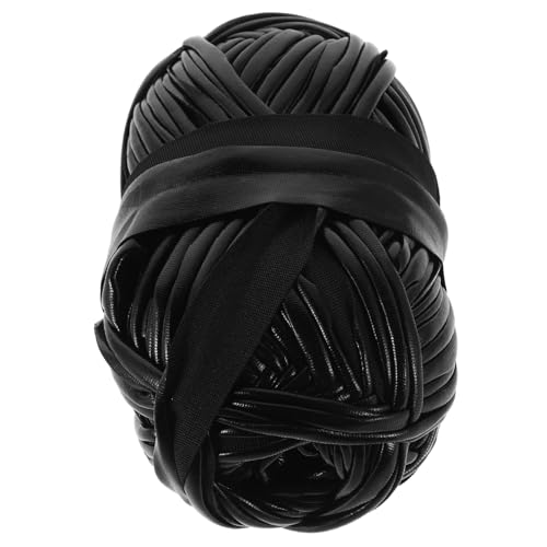 DIYEAH 1 Rolle Diy Handgefertigtes Garn Kunstleder für Taschen Hochwertiges Nähmaterial für Kreative Bastler für Schulter und Umhängetaschen Schwarz DIYEAH 1 Rolle Diy Handgefertigtes Garn Kunstleder für Taschen Hochwertiges Nähmaterial für Kreative Bastler für Schulter und Umhängetaschen Schwarz von DIYEAH