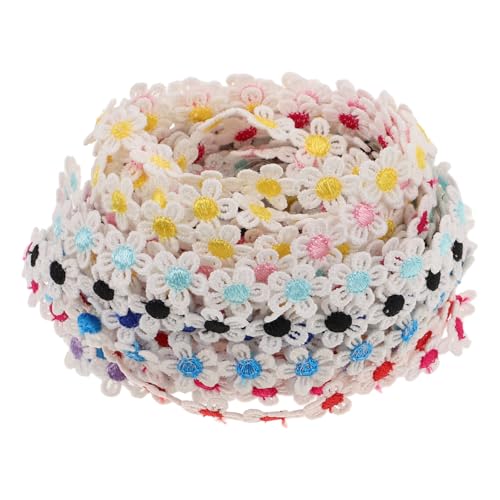 DIYEAH 1 Rolle Farbige Mesh Ribbon für Kreative Diy Projekte Bestickte Spitzenborte für Bekleidungsdekoration und Geschenkverpackungen von DIYEAH