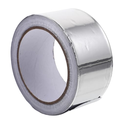 DIYEAH 1 Rolle Folienband Wärmedämmbänder verstärktes Folienklebeband Silberbandisolierung Wärmedämmband isolierband Aluminiumband Klebeband aus Aluminiumfolie Thermoband Silver DIYEAH 1 Rolle Folienband Wärmedämmbänder verstärktes Folienklebeband Silberbandisolierung Wärmedämmband isolierband Aluminiumband Klebeband aus Aluminiumfolie Thermoband Silver von DIYEAH