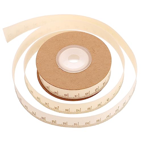 DIYEAH 1 Rolle Geschenkband selber machen seidenband ribbon Schleifenband bastel materialien present ideas Baumwollfabrik breit Geschenkverpackungsbänder dekoratives Band Baumwolle Beige von DIYEAH
