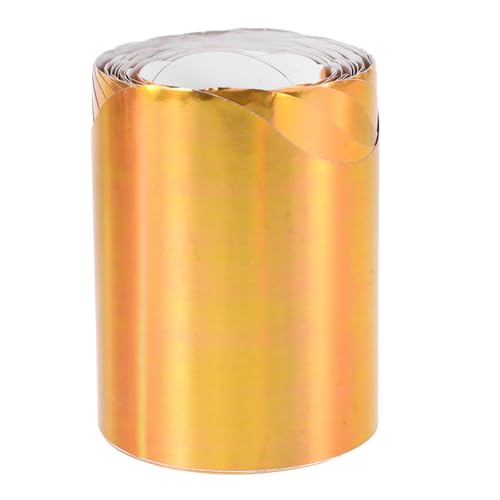DIYEAH 1 Rolle Gold-nabelweih-lüfterpapier Pinnwand Dekorationen Überbrochene Grenzen Für Klassenzimmer Back-to-school-grenzaufkleber Randbesatz Für Pinnwände Lasergoldkarton Golden DIYEAH 1 Rolle Gold-nabelweih-lüfterpapier Pinnwand Dekorationen Überbrochene Grenzen Für Klassenzimmer Back-to-school-grenzaufkleber Randbesatz Für Pinnwände Lasergoldkarton Golden von DIYEAH