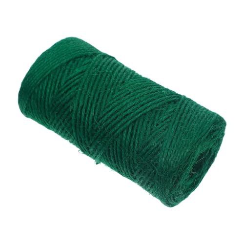 DIYEAH 1 Rolle Juteseil für DIY Bastelprojekte Lange Grüne Kordel Natürlichem Jute Material für Hochzeiten Scrapbooking und Kunsthandwerk von DIYEAH