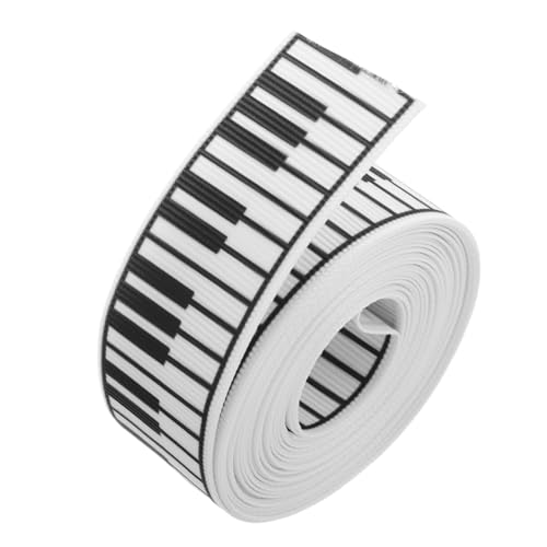 DIYEAH 1 Rolle Klavierband Musical Notes Ribbon Bogen machen Band Bänder zum Basteln Geschenkband Straußbänder Bauernband Band für Kränze Haarschleifenband Polyester DIYEAH 1 Rolle Klavierband Musical Notes Ribbon Bogen machen Band Bänder zum Basteln Geschenkband Straußbänder Bauernband Band für Kränze Haarschleifenband Polyester von DIYEAH