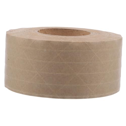 DIYEAH 1 Rolle Multi Funktionales Wasseraktiviertes Kraftpapier Klebeband für Verpackung Versand und Hochleistungs Papierband mit Guter Haftung für Vielseitige Anwendungen von DIYEAH